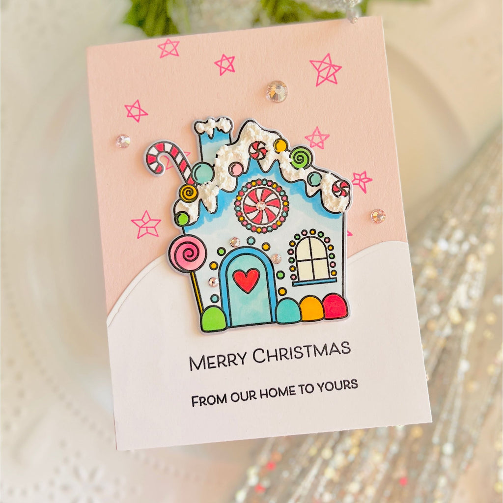 Simon Says Stamp Gingermas House Wafer Die 1107sdc Christmas Card