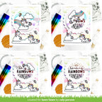 Lawn Fawn Give It a Whirl Dies lf3366 Unicorns