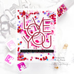 Simon Says Stamp Glitter Cardstock Be Mine 6x6 sss328 Smitten Love Card | color-code:ALT02