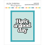Alex Syberia Designs Good Day Quilted Rectangles Die Set asd-d-167