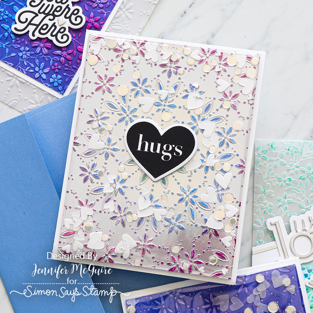 CZ Design Good Greetings 1 Wafer Dies czd280c Hugs Card | color-code:ALT04