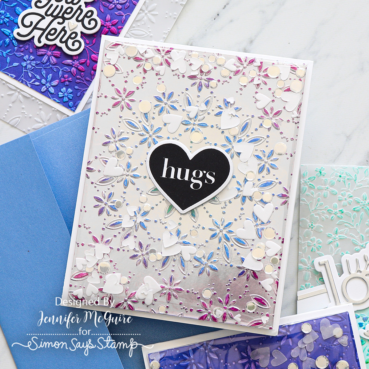 CZ Design Good Greetings 1 Wafer Dies czd280c Hugs Card | color-code:ALT04
