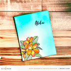 Altenew Exotic Plumerias Clear Stamps ALT8036 aloha
