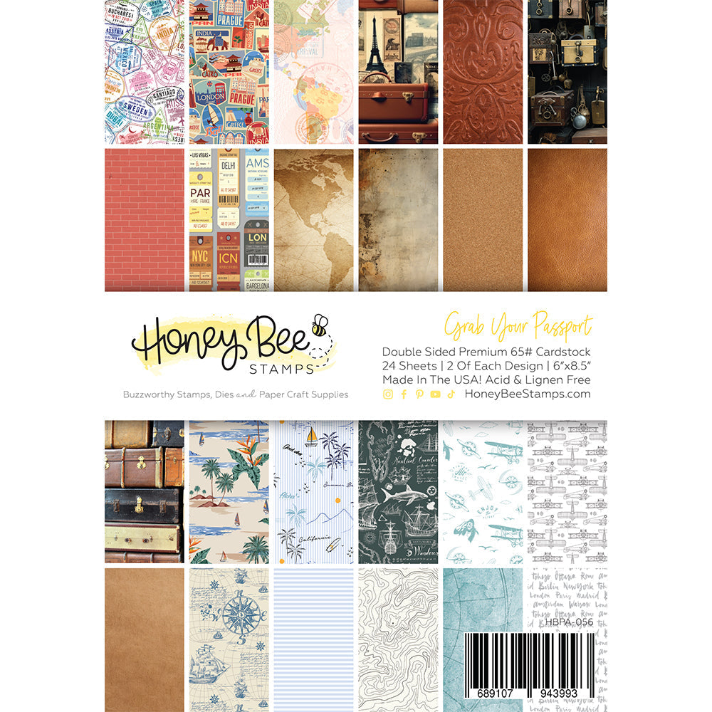 Honey Bee Travel 6 x 8.5 Paper Pad hbpa-056