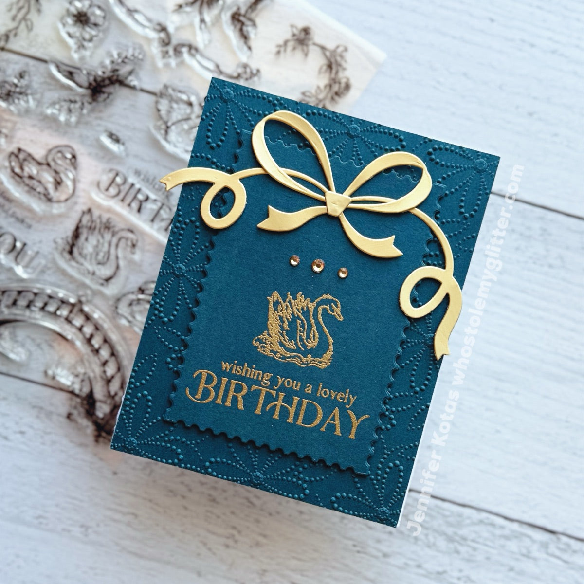 Simon Says Stamps and Dies Graceful Swans set1068gs Sugar and Spice Birthday Card | color-code:ALT01