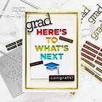 CZ Design Grad Cover Plate Wafer Die czd235 Celebrate Grad Card | color-code:ALT03