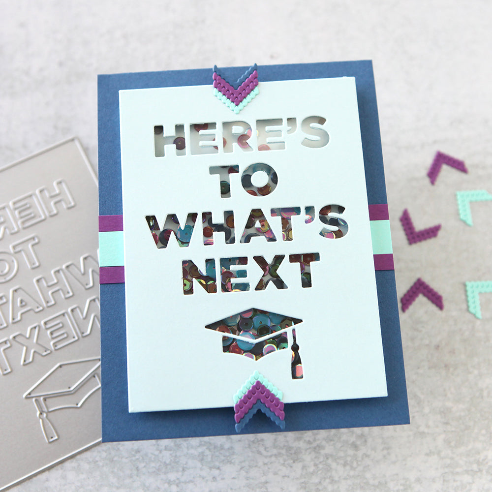 CZ Design Grad Cover Plate Wafer Die czd235 Celebrate Grad Card | color-code:ALT01