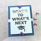 CZ Design Grad Cover Plate Wafer Die czd235 Celebrate Grad Card | color-code:ALT01