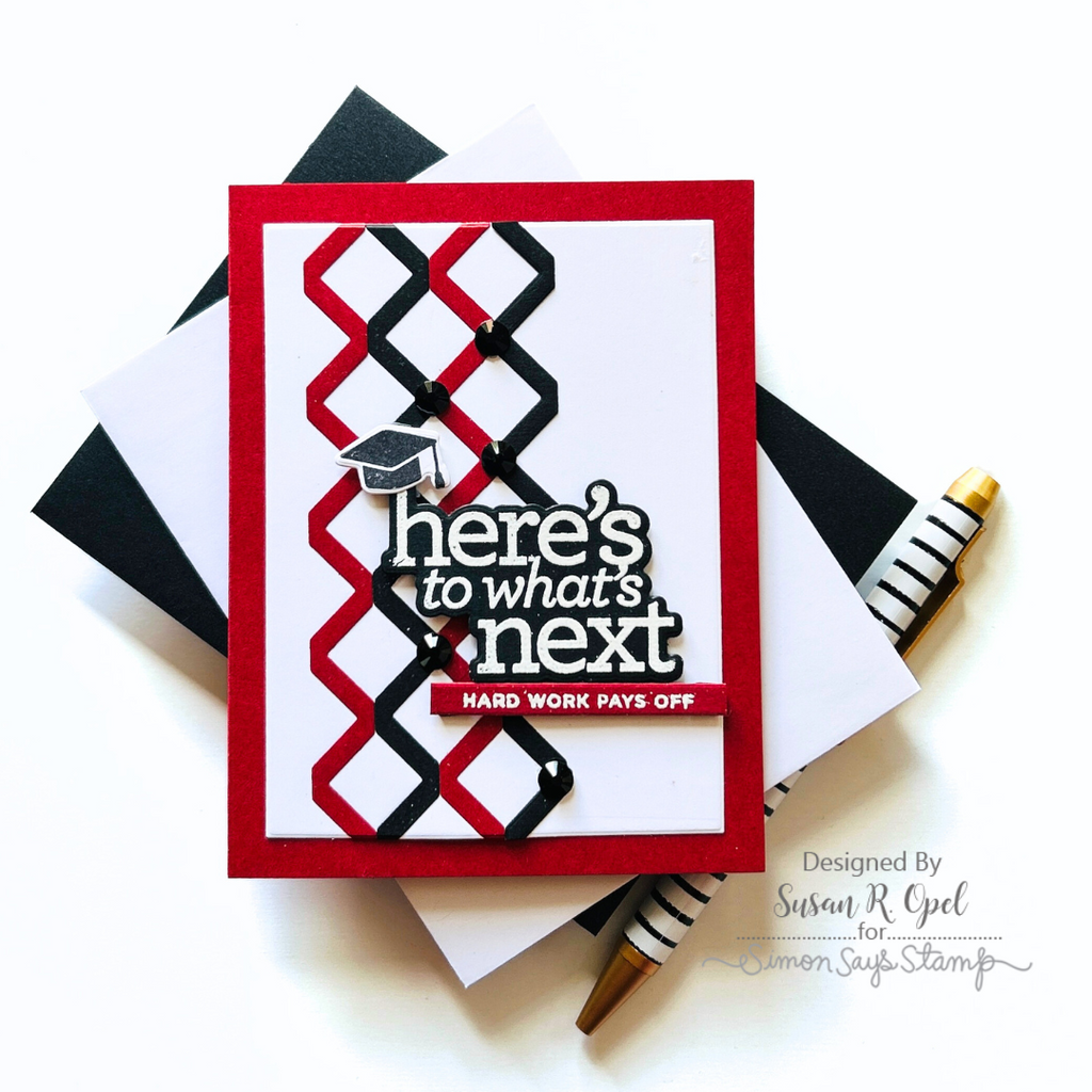 CZ Design Stamps and Dies Grad Basics set992gb Moments in Time Graduation Card | color-code:ALT06