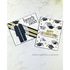CZ Design Clear Stamps Grad Basics cz394c Moments in Time Graduation Cards