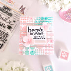 CZ Design Stamps and Dies Grad Basics set992gb Moments in Time Graduation Card