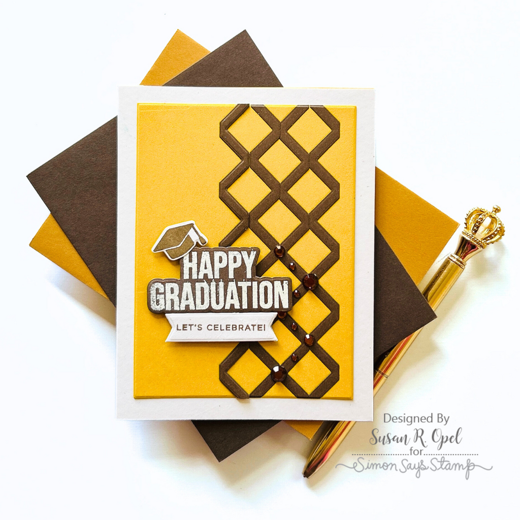 CZ Design Stamps and Dies Grad Basics set992gb Moments in Time Graduation Card | color-code:ALT07