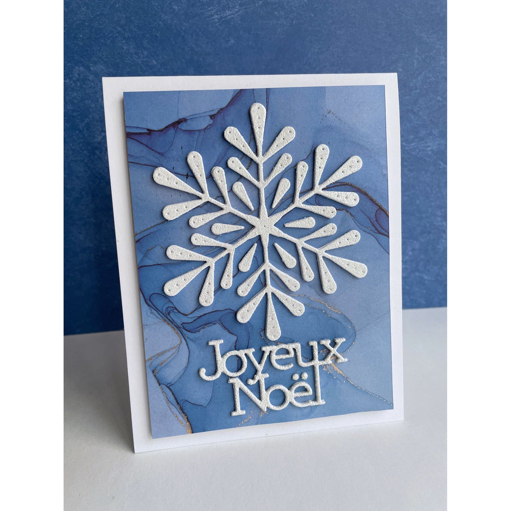 Simon Says Stamp Grand Pixie Snowflake Wafer Die s962 DieCember Christmas Card | color-code:ALT09
