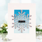 Simon Says Stamp Grand Pixie Snowflake Wafer Die s962 DieCember Christmas Card | color-code:ALT02