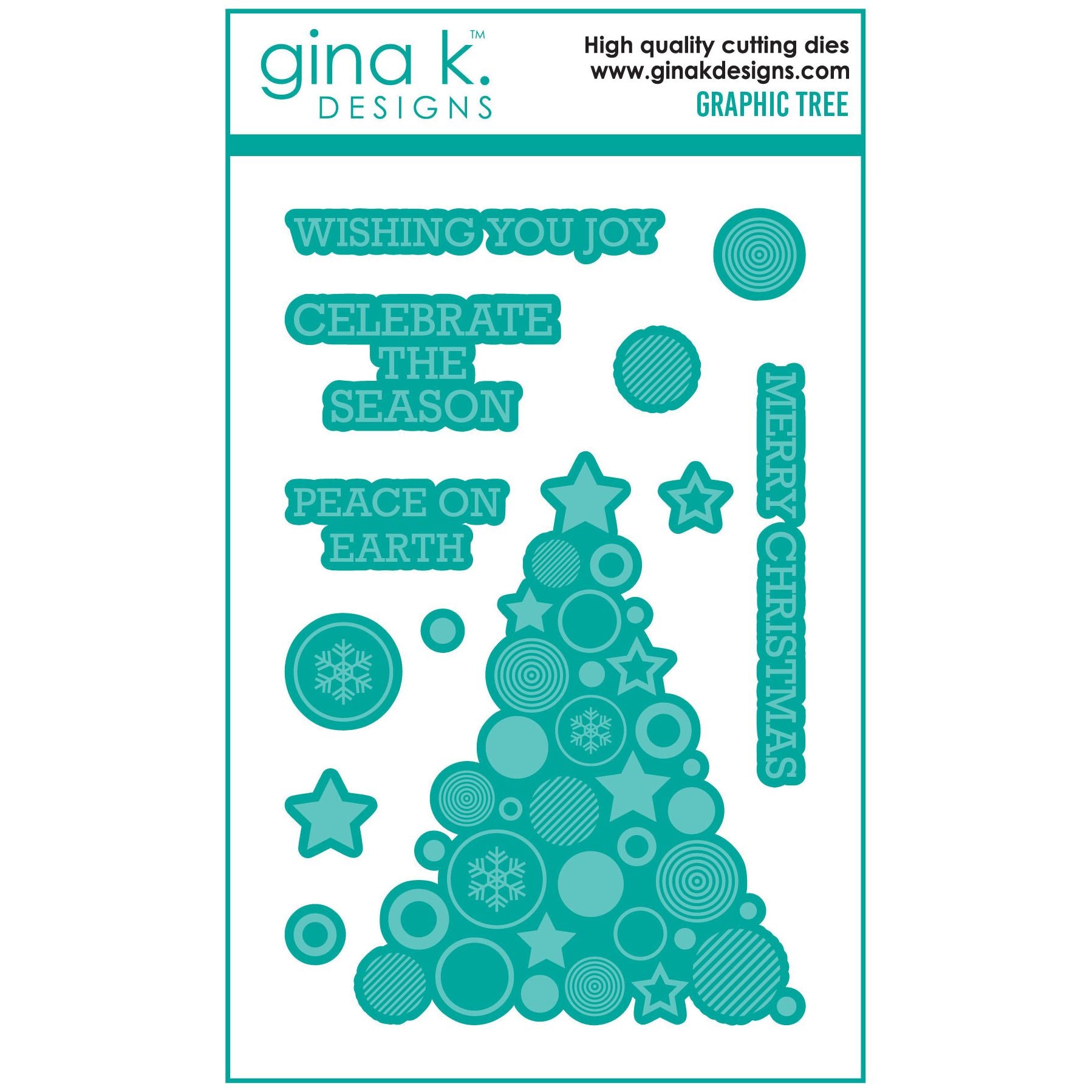 Gina Inline Graphics Gina K Designs Graphic Tree Coordinating Dies die0359 – Simon Says Stamp
