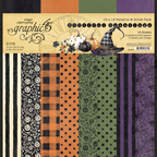 Graphic 45 BOOtiful Greetings 12 x 12 Patterns and Solids Paper Pad 4503306