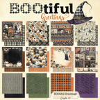 Graphic 45 BOOtiful Greetings 8 x 8 Paper Pad 4503307 product images