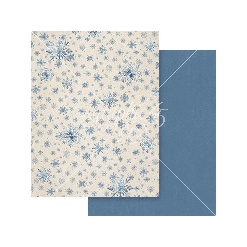 Graphic 45 Deck The Halls 8.5 x 11 Patterns and Solids Collection Pack 4503094 snow