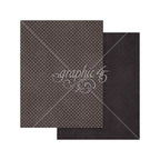 Graphic 45 Ghostly Greetings 8.5 x 11 Patterns and Solids Collection Pack 4503075 black
