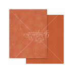 Graphic 45 Ghostly Greetings 8.5 x 11 Patterns and Solids Collection Pack 4503075 orange
