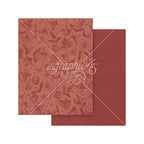 Graphic 45 Ghostly Greetings 8.5 x 11 Patterns and Solids Collection Pack 4503075 red