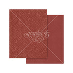 Graphic 45 Ghostly Greetings 8.5 x 11 Patterns and Solids Collection Pack 4503075 red 2