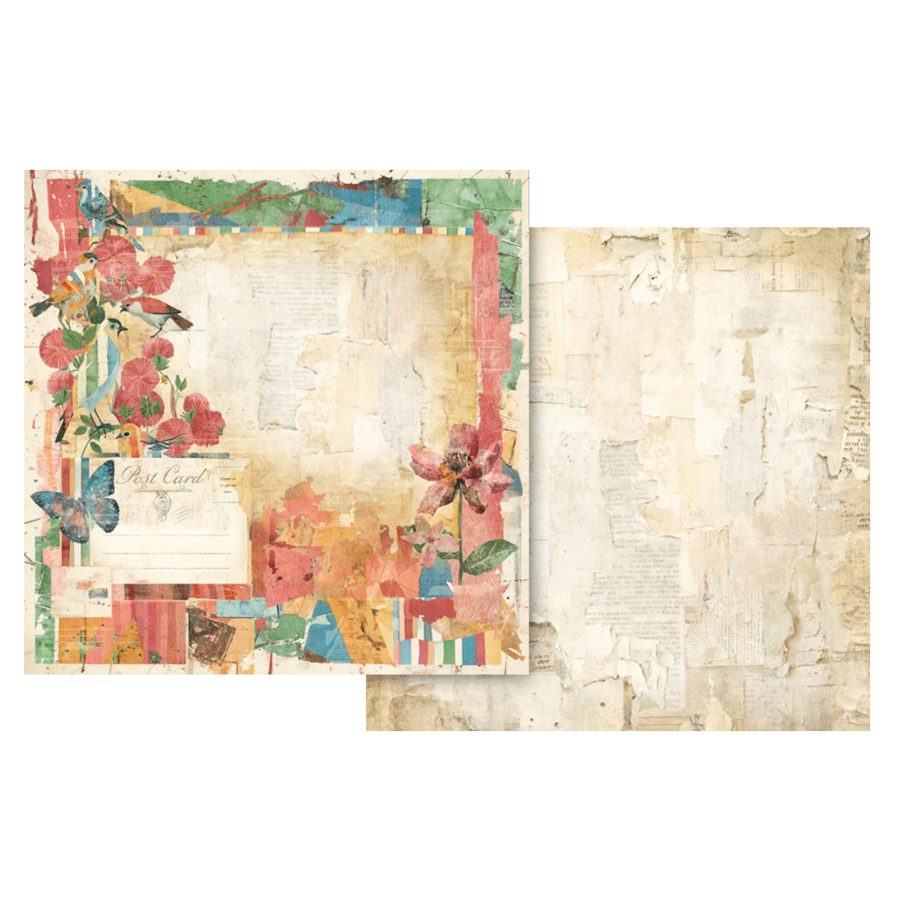 Graphic 45 Journaling Through Time 8 x 8 Paper Pad 4503140 butterfly