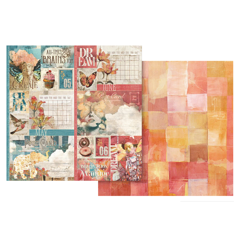 Graphic 45 Journaling Through Time 8 x 8 Paper Pad 4503140 dream