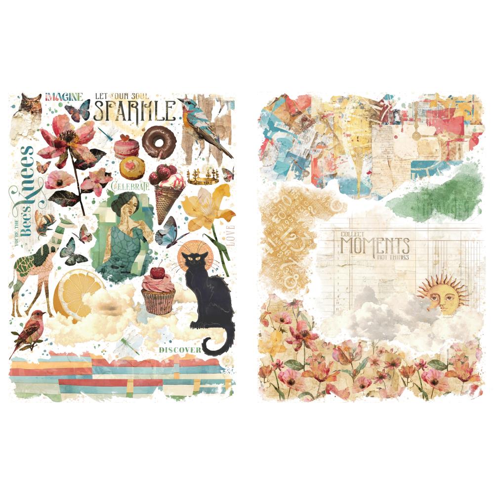 Graphic 45 Journaling Through Time Rub-On Transfers 4503146