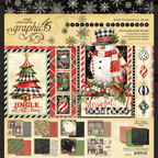 Graphic 45 Merry-ful Greetings 8 x 8 Paper Pad 4503284
