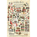 Graphic 45 Merry-ful Greetings Ephemera Set 4503281 product