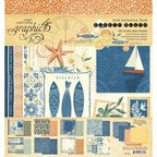 Graphic 45 Scenic Route 8 x 8 Paper Pad 4503194