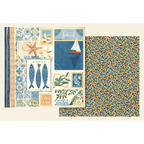 Graphic 45 Scenic Route 8 x 8 Paper Pad 4503194 boat