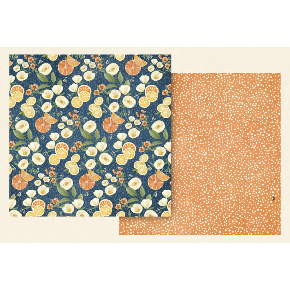 Graphic 45 Scenic Route 8 x 8 Paper Pad 4503194 lemon