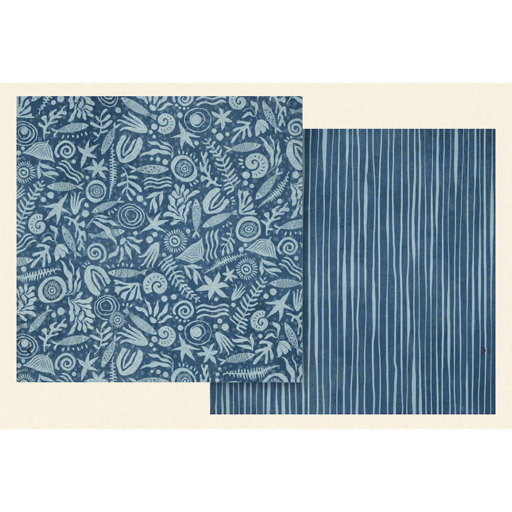 Graphic 45 Scenic Route 8 x 8 Paper Pad 4503194 sea