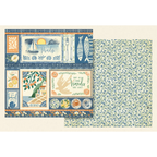 Graphic 45 Scenic Route 8 x 8 Paper Pad 4503194 wander