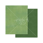 Graphic 45 Wonder Of OZ 8.5 x 11 Patterns and Solids Collection Pack 4503122 green gingham