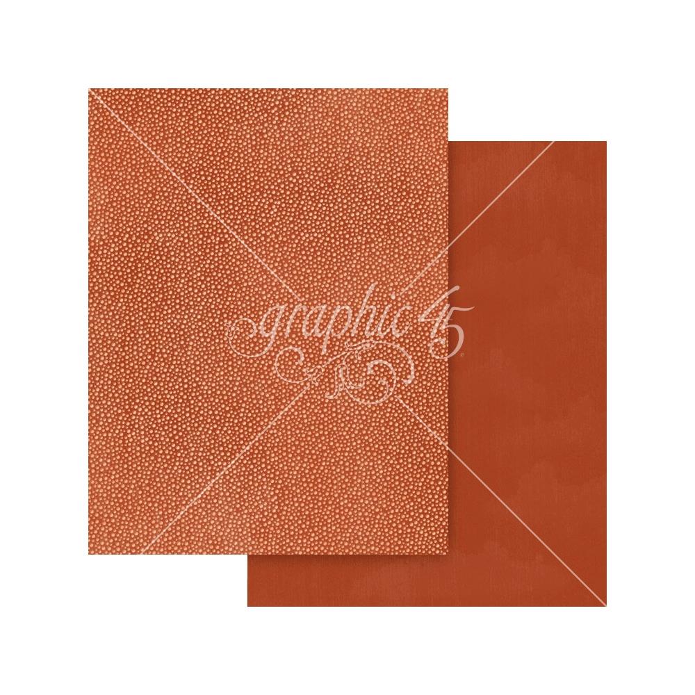 Graphic 45 Wonder Of OZ 8.5 x 11 Patterns and Solids Collection Pack 4503122 orange