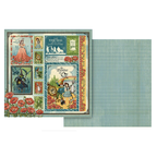 Graphic 45 Wonder Of OZ 8 x 8 Paper Pad 4503120 gingham