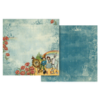 Graphic 45 Wonder Of OZ 8 x 8 Paper Pad 4503120 rainbow