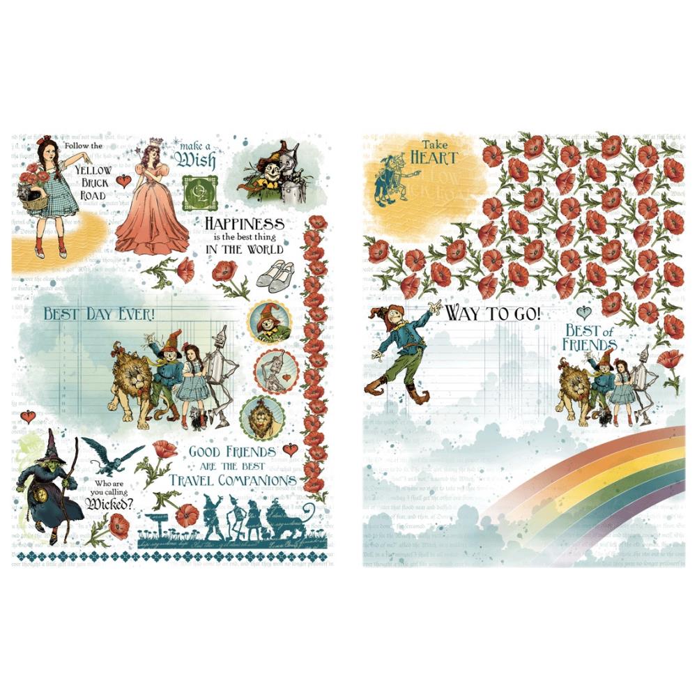 Graphic 45 Wonder Of OZ Rub-On Transfers 4503126