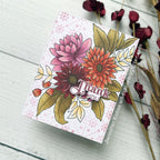 Simon Says Stamp Grateful Florals Wafer Dies 1141sdc Stamptember Thank You Card