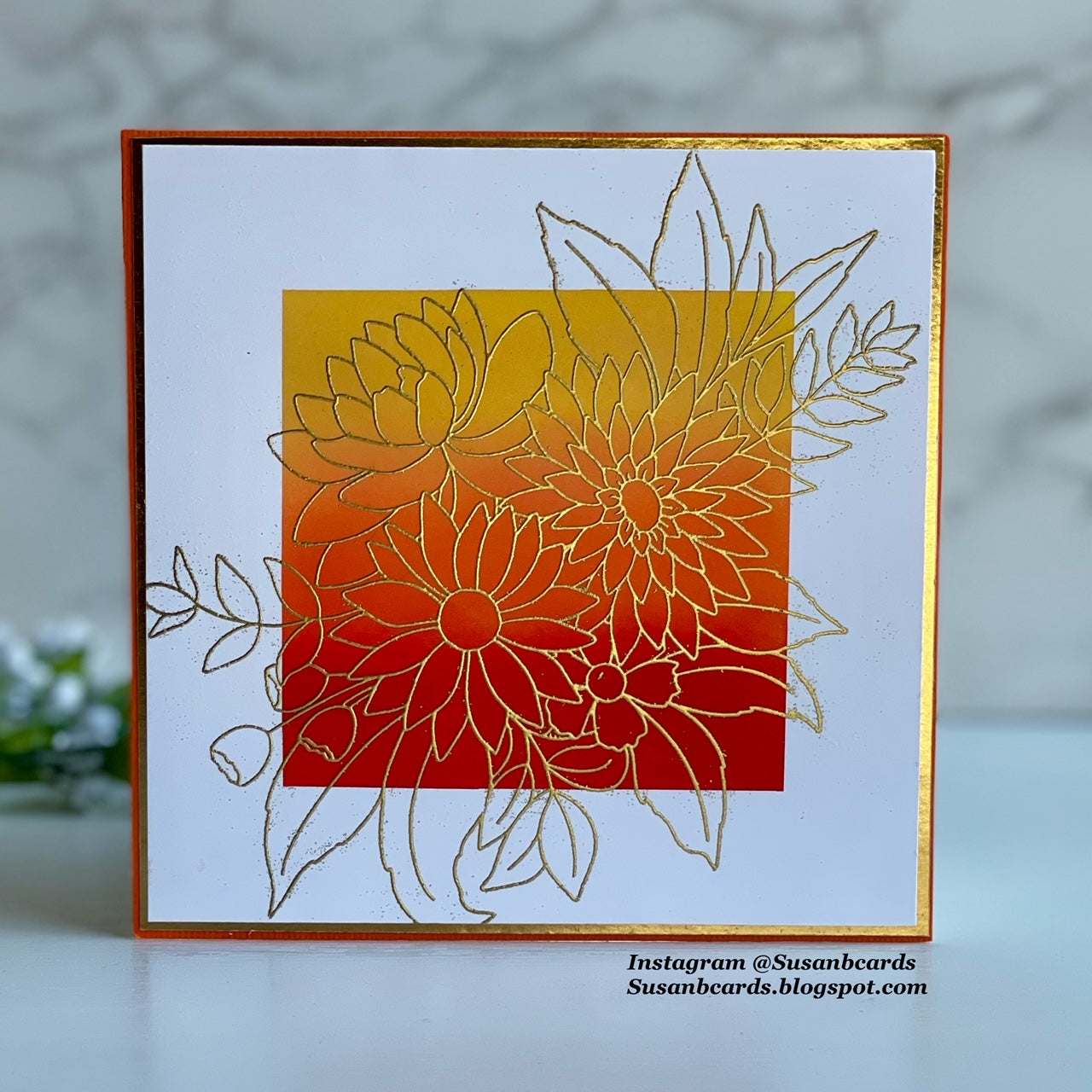 Simon Says Clear Stamps Grateful Florals 2090ssc Stamptember Autumn Card