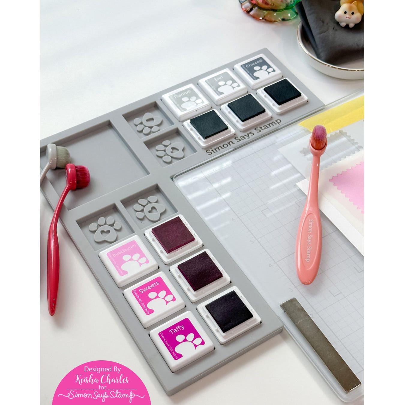 Simon Says Stamp Pawsitively Saturated Ink Cubes Gray Skies Cubes ssc600 Dear Friend