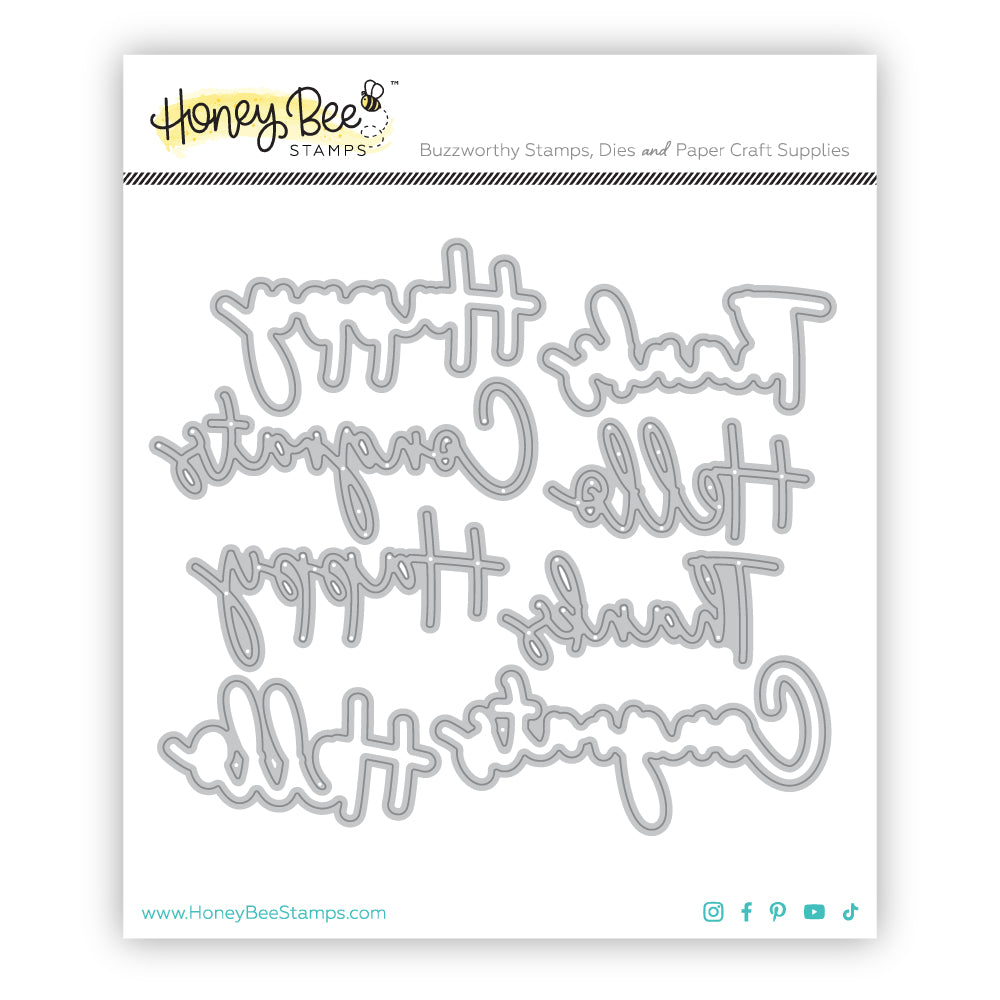 Honey Bee Great Greetings Everyday Dies hbds-ggevdy In Package