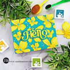 Simon Says Stamp Pawsitively Saturated Ink Cubes Green Meadows ssc602 Out of This World Hello Card | color-code:ALT03