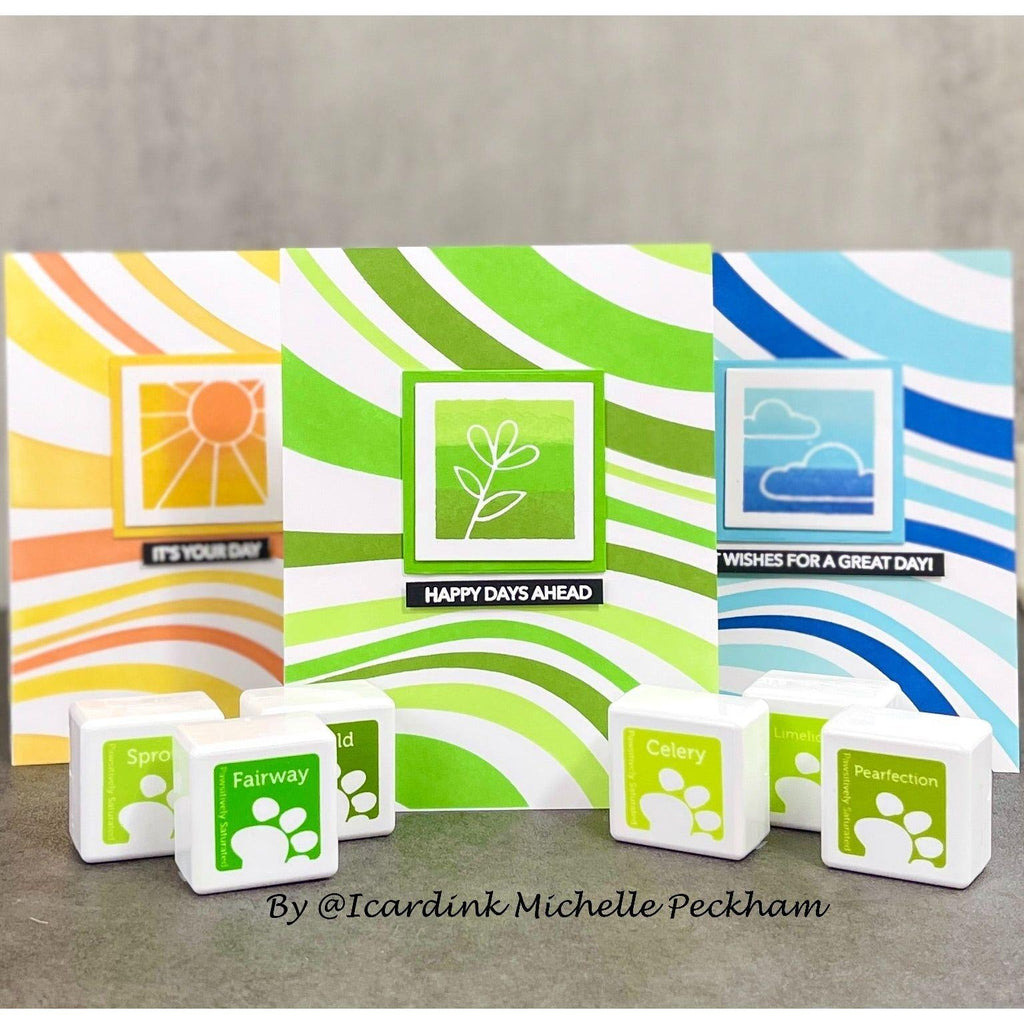 Simon Says Stamp Pawsitively Saturated Ink Cubes Green Meadows ssc602 Out of This World