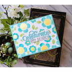 Simon Says Stamp Stencils Groovy Blooms 1027st Be Bold Birthday Card | color-code:ALT03
