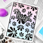 Simon Says Clear Stamp Groovy Daisies 1300ss Beautiful Moments Hugs Card | color-code:ALT03