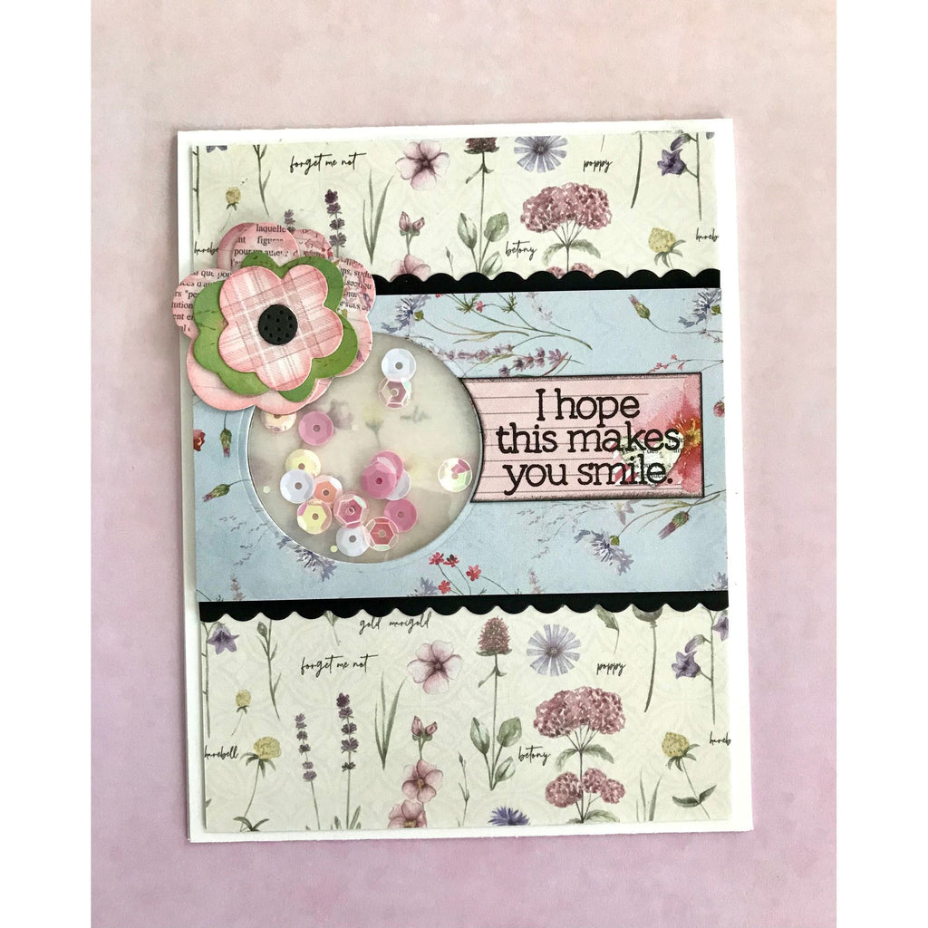Simon Says Stamp Groovy Flowers Wafer Dies s1021 Happy Camper Friend Card
